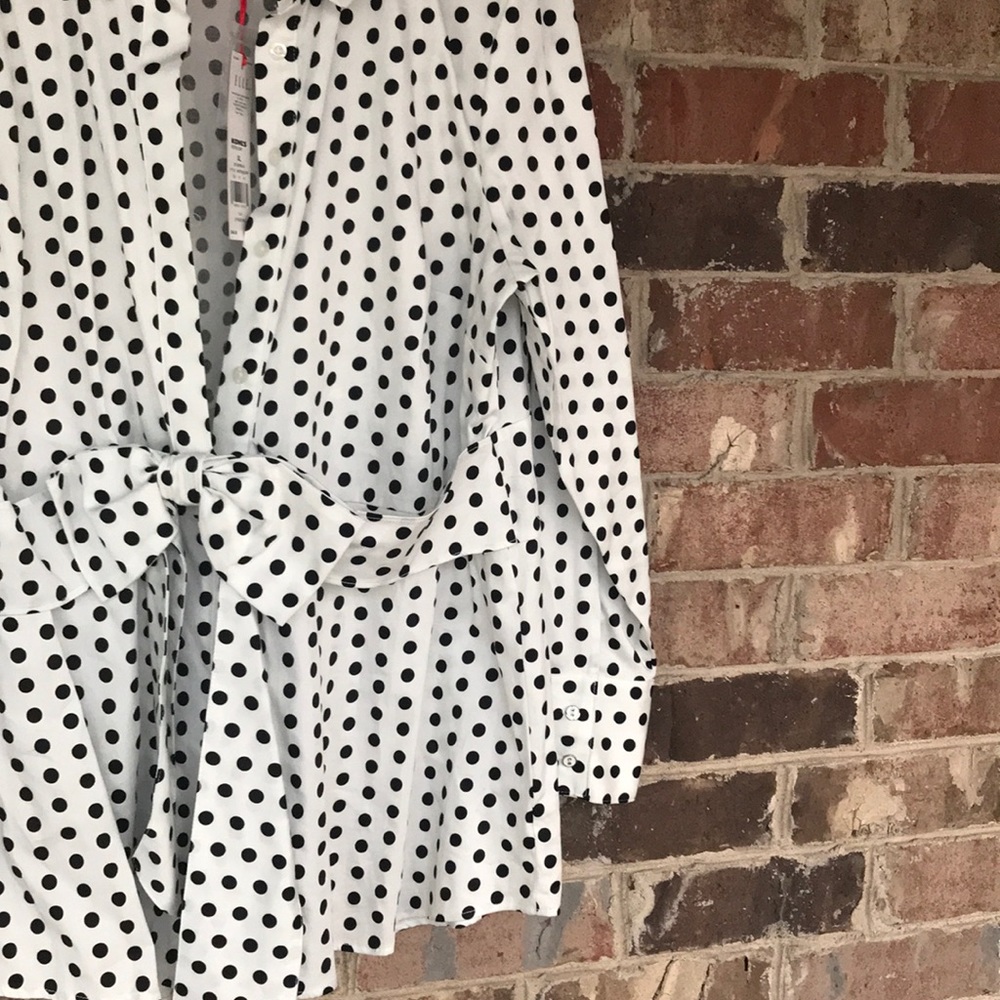 Brand New Polka Dot Button-up